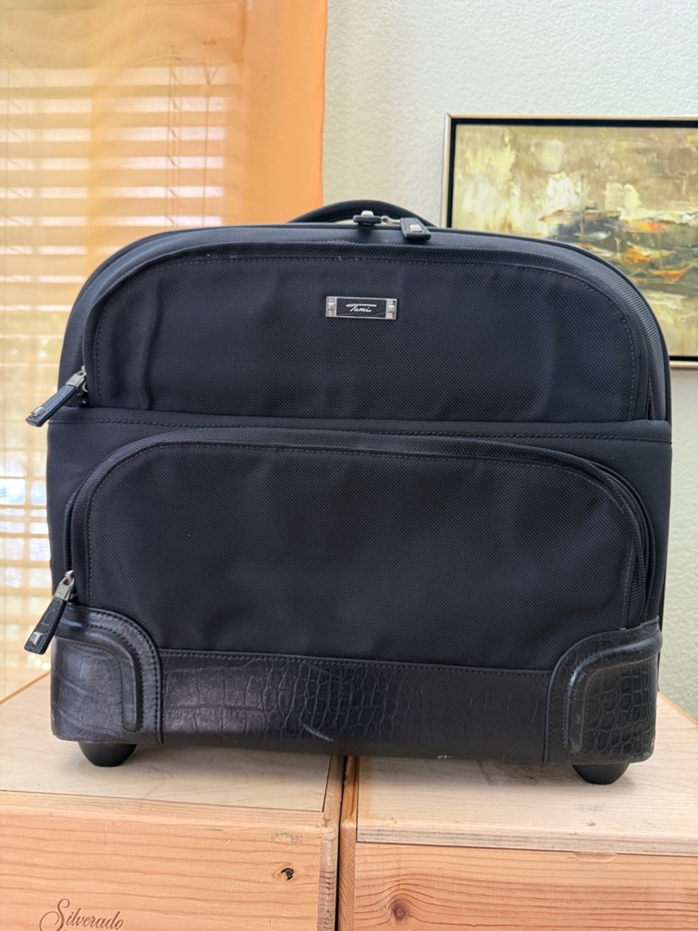 Tumi Georgetown under-seat business case made from ballistic nylon- pre-loved
